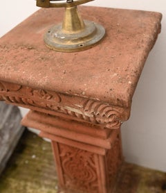 Garden Armillary Sphere Terracotta Stand Sun Dial