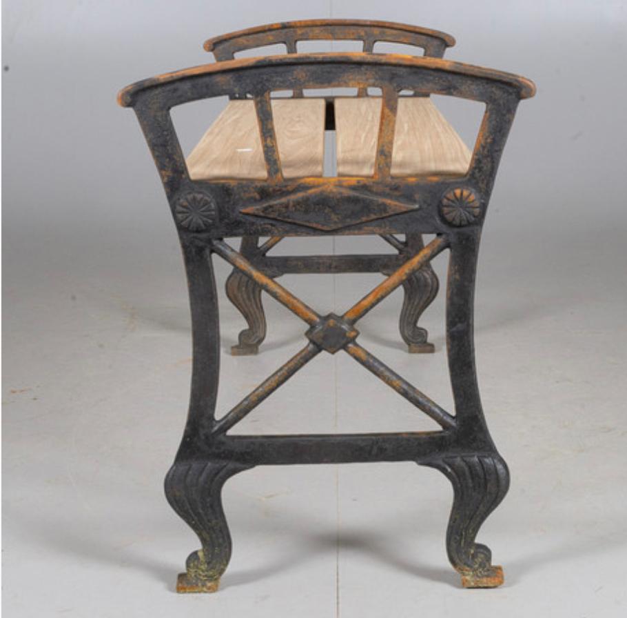 Scandinave moderne Banc de jardin conçu par Folke Bensow en vente