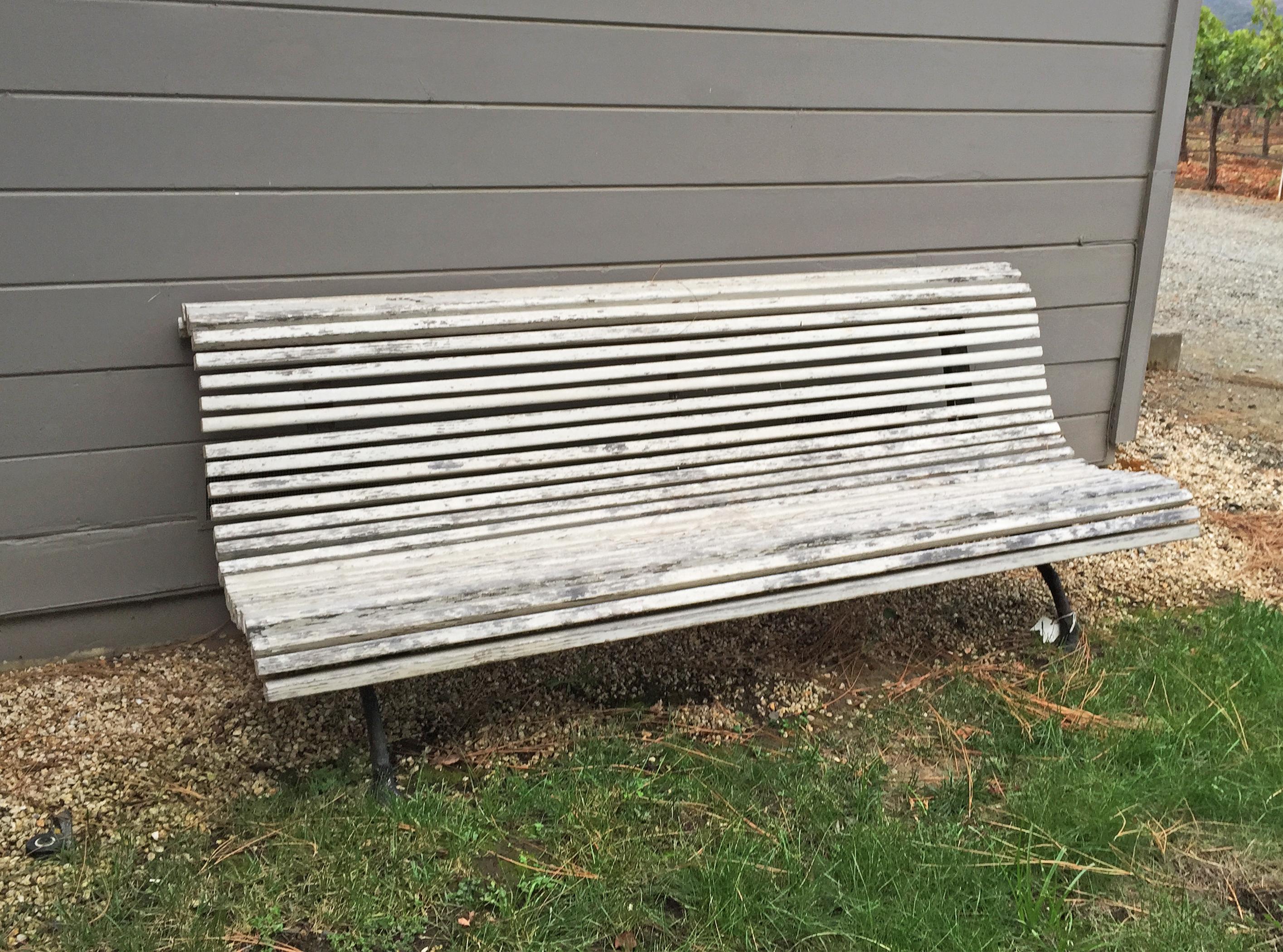 Wood Garden Bench  For Sale