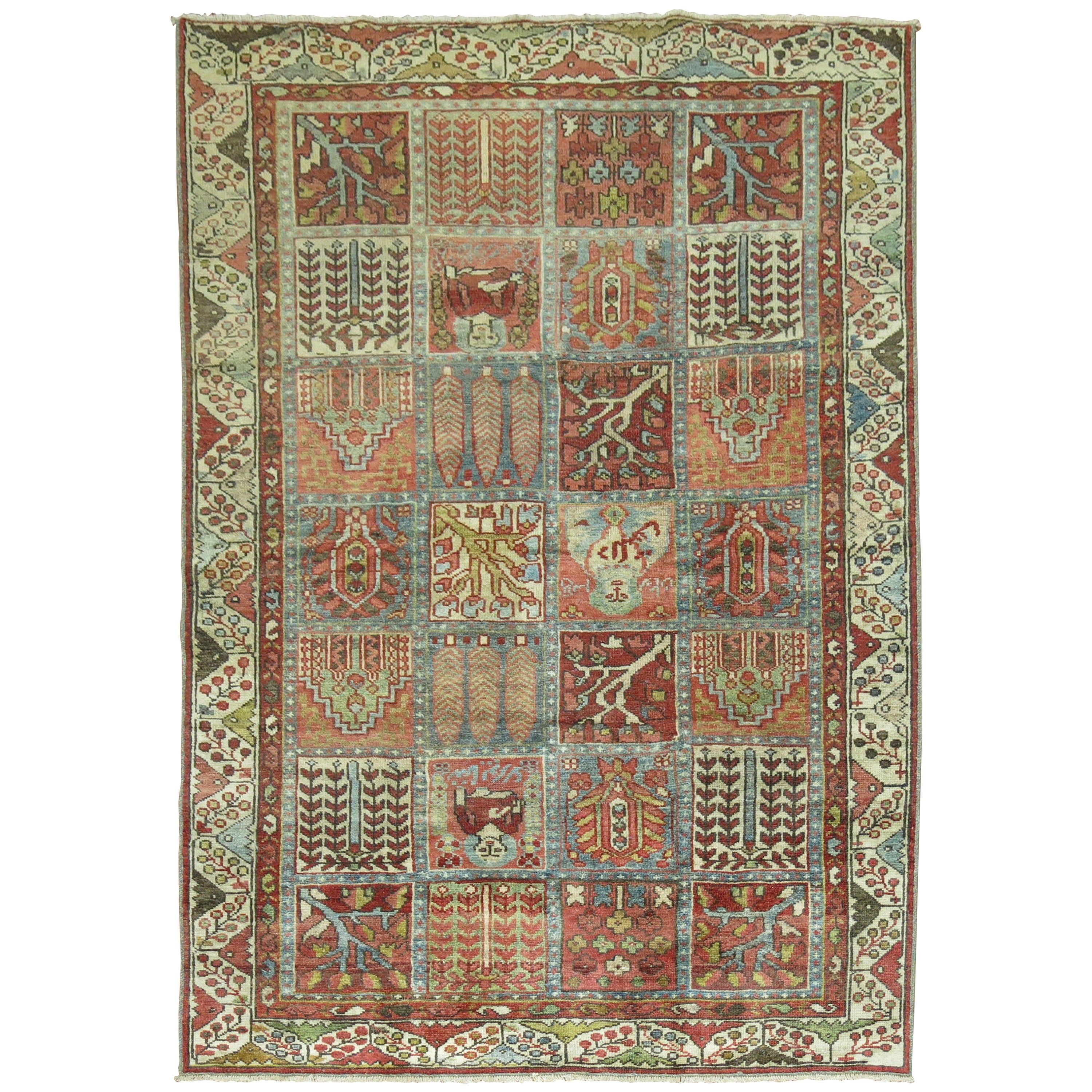 Tappeto Garden Box Persiano Malayer in vendita