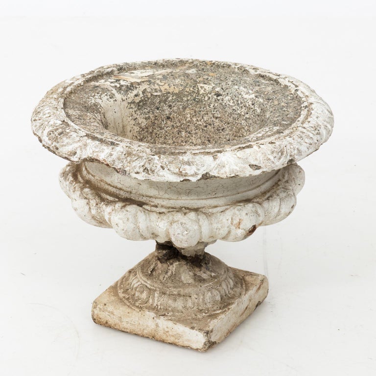 Garden Cement Urn at 1stDibs