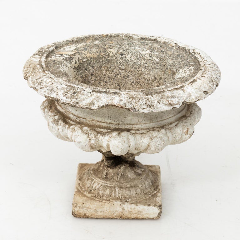 Garden Cement Urn at 1stDibs