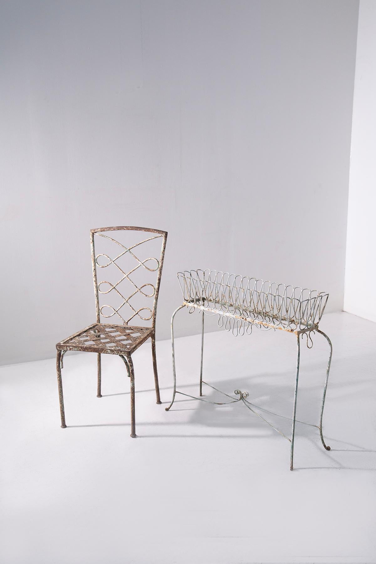 Garden Chair for Casa e Giardino, attributed to Gio Ponti (Moderne der Mitte des Jahrhunderts) im Angebot