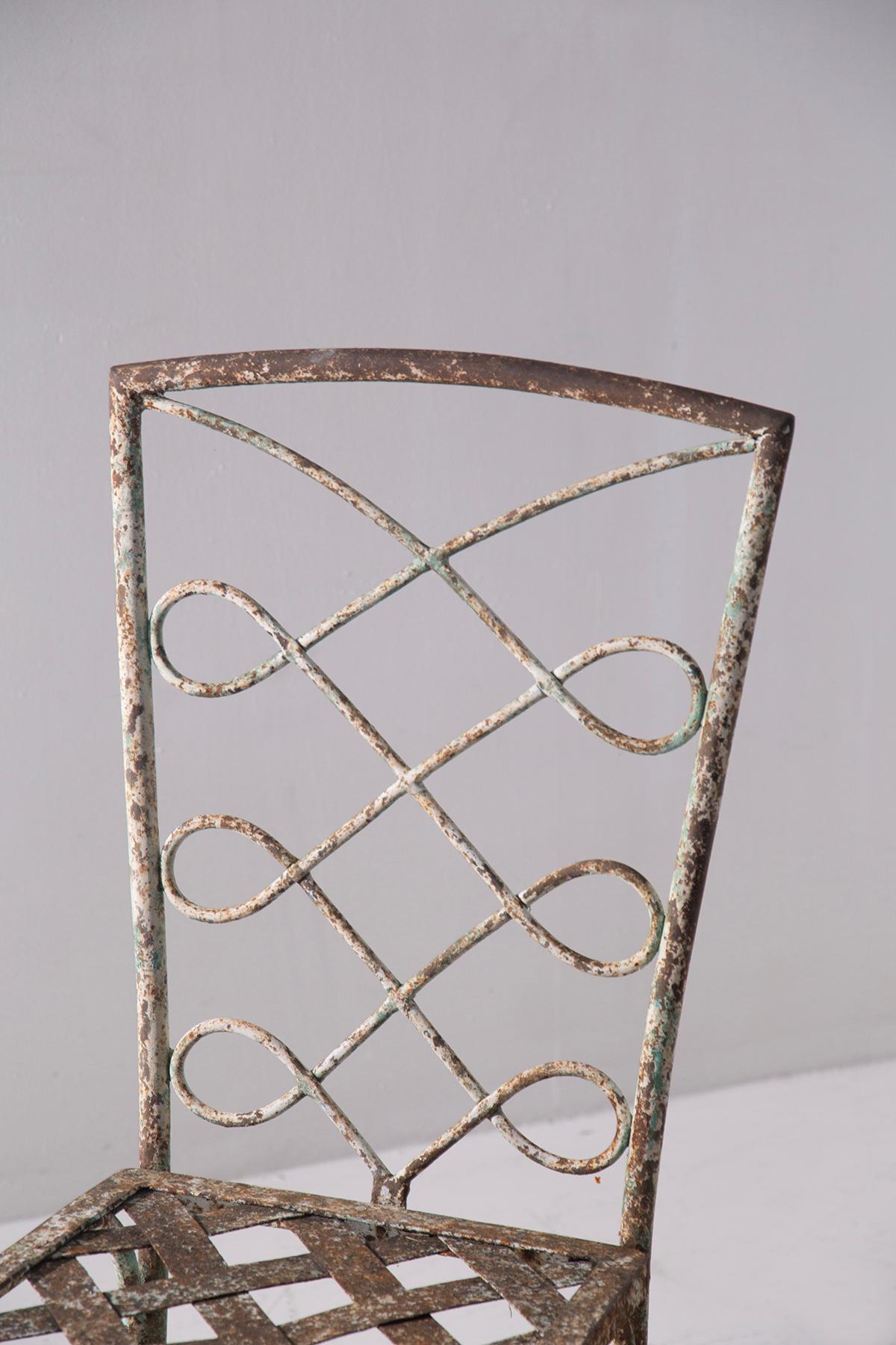 Garden Chair for Casa e Giardino, attributed to Gio Ponti (Italienisch) im Angebot