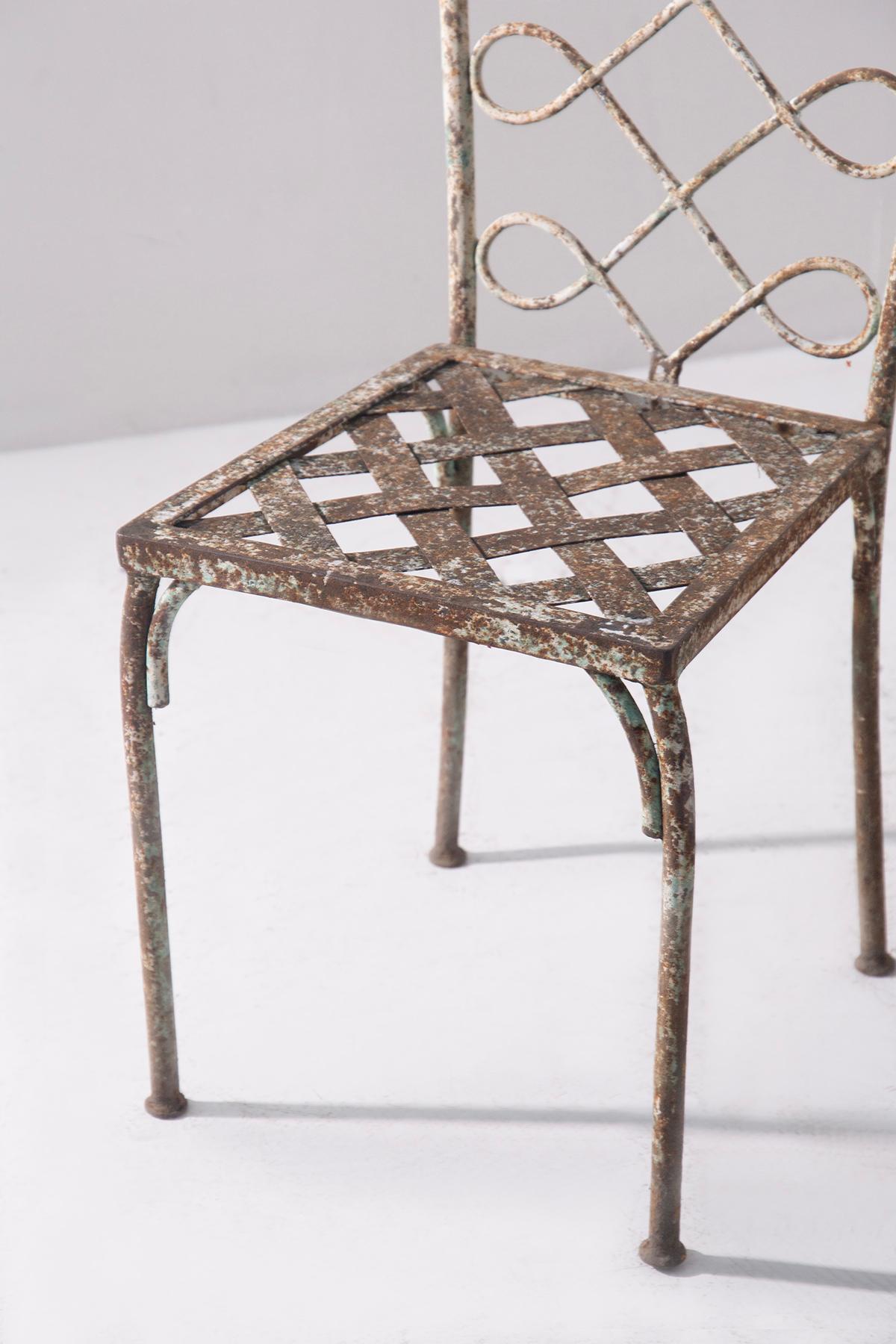 Garden Chair for Casa e Giardino, attributed to Gio Ponti im Zustand „Gut“ im Angebot in Milano, IT