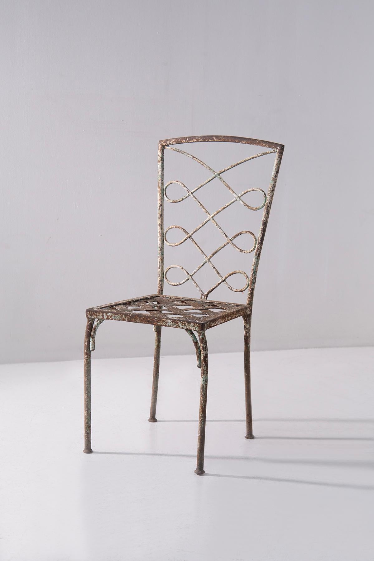 Garden Chair for Casa e Giardino, attributed to Gio Ponti (Mitte des 20. Jahrhunderts) im Angebot