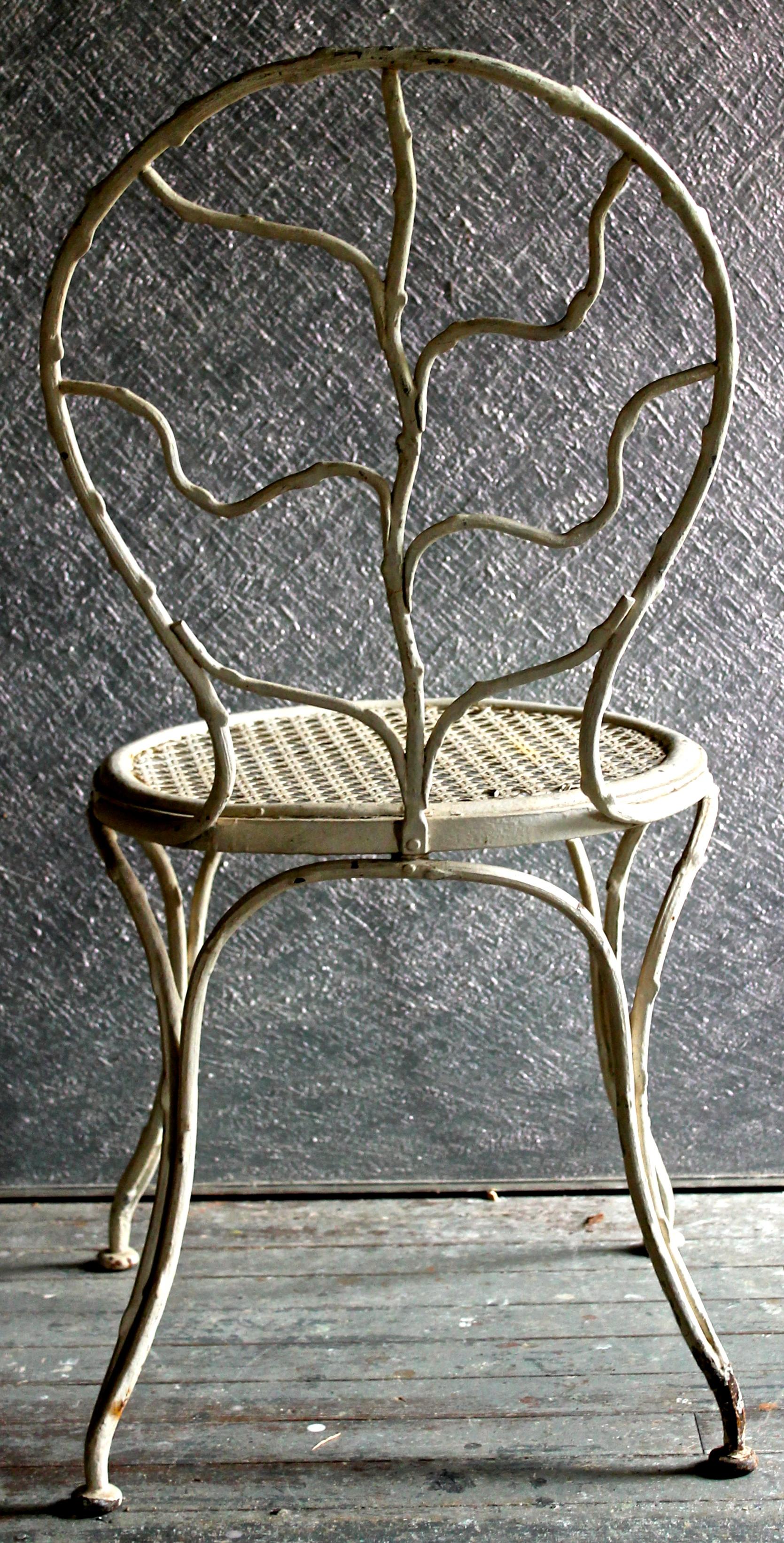 Jean-Michel Frank (1893-1941) Durenne Foundries Garden Chairs 3