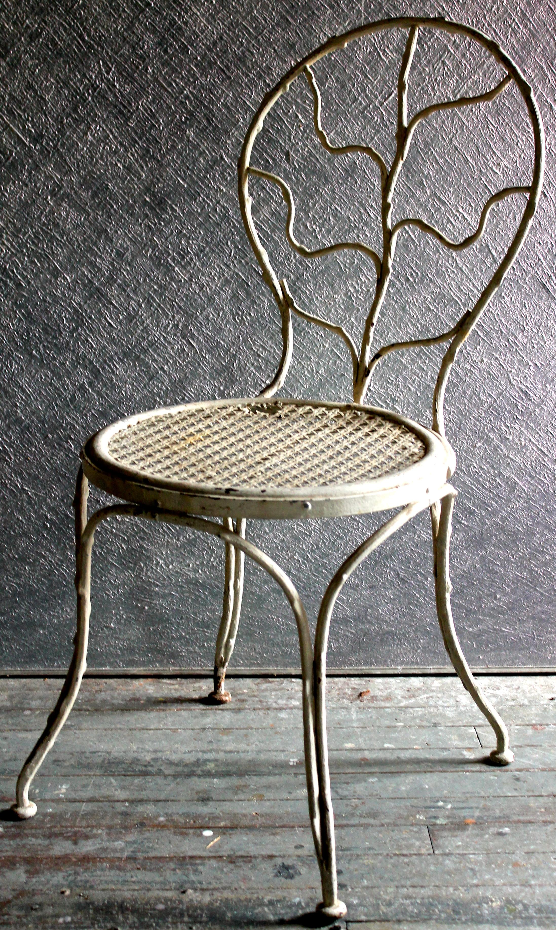 Mid-20th Century Jean-Michel Frank (1893-1941) Durenne Foundries Garden Chairs