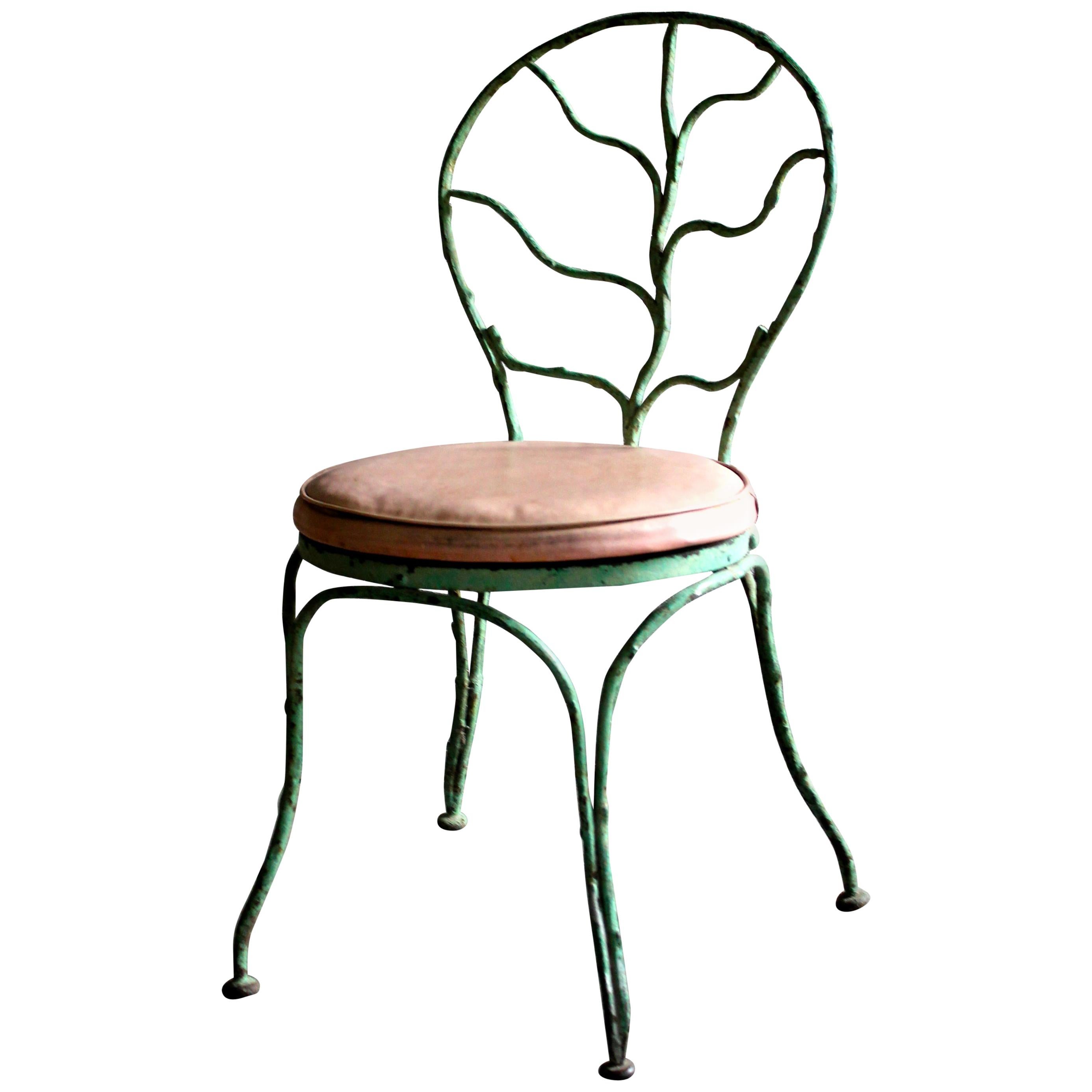 Durenne Foundries Garden Chairin the style of Jean-Michel Frank For Sale