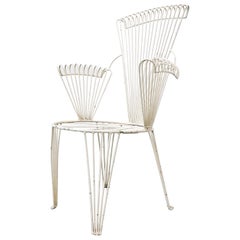 Garden Chair in the Style of Mathieu Matégot, 1950s