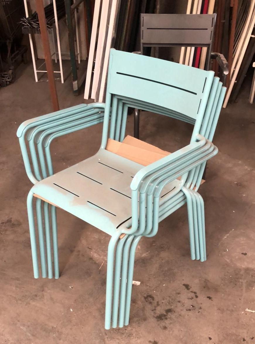 Spanish Garden Chair in Wrought Iron. Indoor & Outdoor For Sale