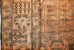 Garden Design Antique Persian Bakhtiari Rug. 11 ft x 16 ft