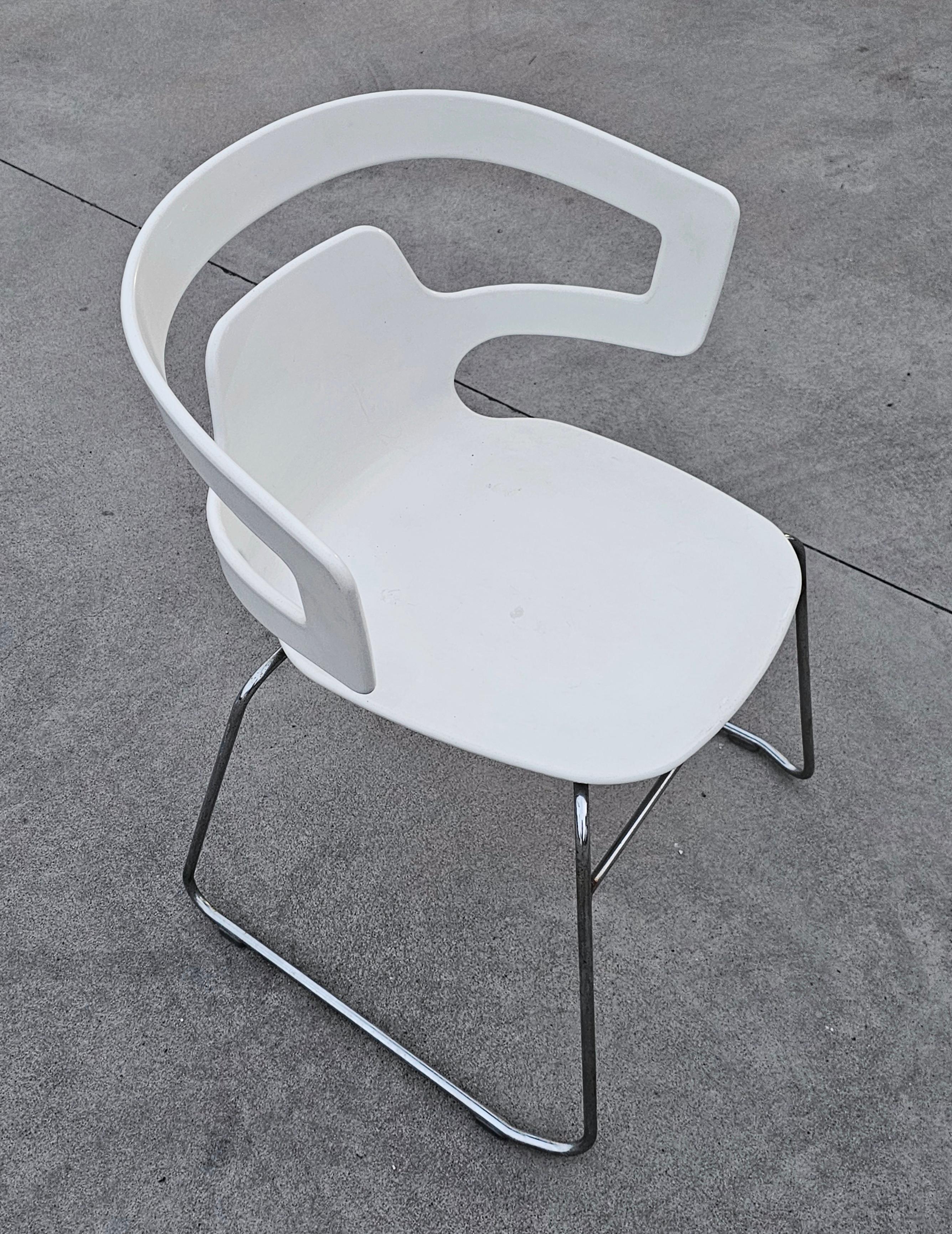 Steel Garden Dining Chair Segesta 501 by Alfredo Haberli for Alias, Italy 2002 For Sale