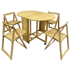 Vintage Garden Dining Set Table & 4 Chairs Danish Design