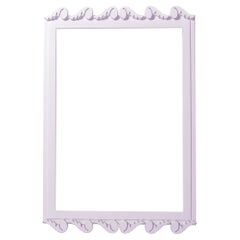 Garden District Laurel Rectangle Mirror in Lite Lavender