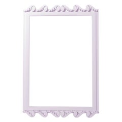 Garden District Laurel Rectangle Mirror in Lite Lavender