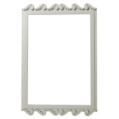 Garden District Laurel Rectangle Mirror in Useful Gray