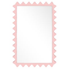 Garden District Magazine Rectangle Mirror in Authentic Pink