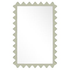 Garden District Magazine Rectangle Mirror in Mizzle