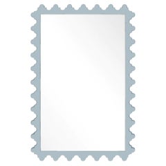 Garden District Magazine Rectangle Mirror in Parma Gray