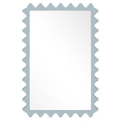 Garden District Magazine Rectangle Mirror in Parma Gray