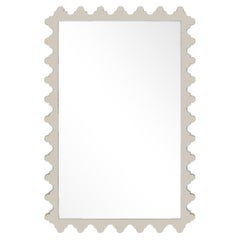 Garden District Magazine Rectangle Mirror in Useful Gray