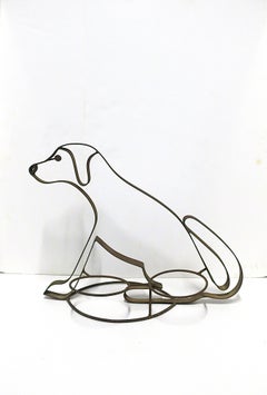 Garden Dog Flower Plant Holder Planter