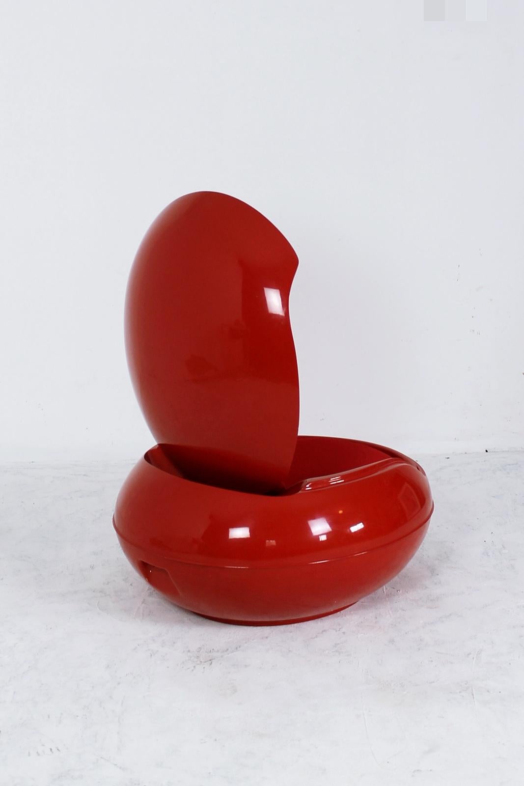 Fabric Garden Egg Chair by Peter Ghyczy for VEB Synthese Werk East Germany, 1960s