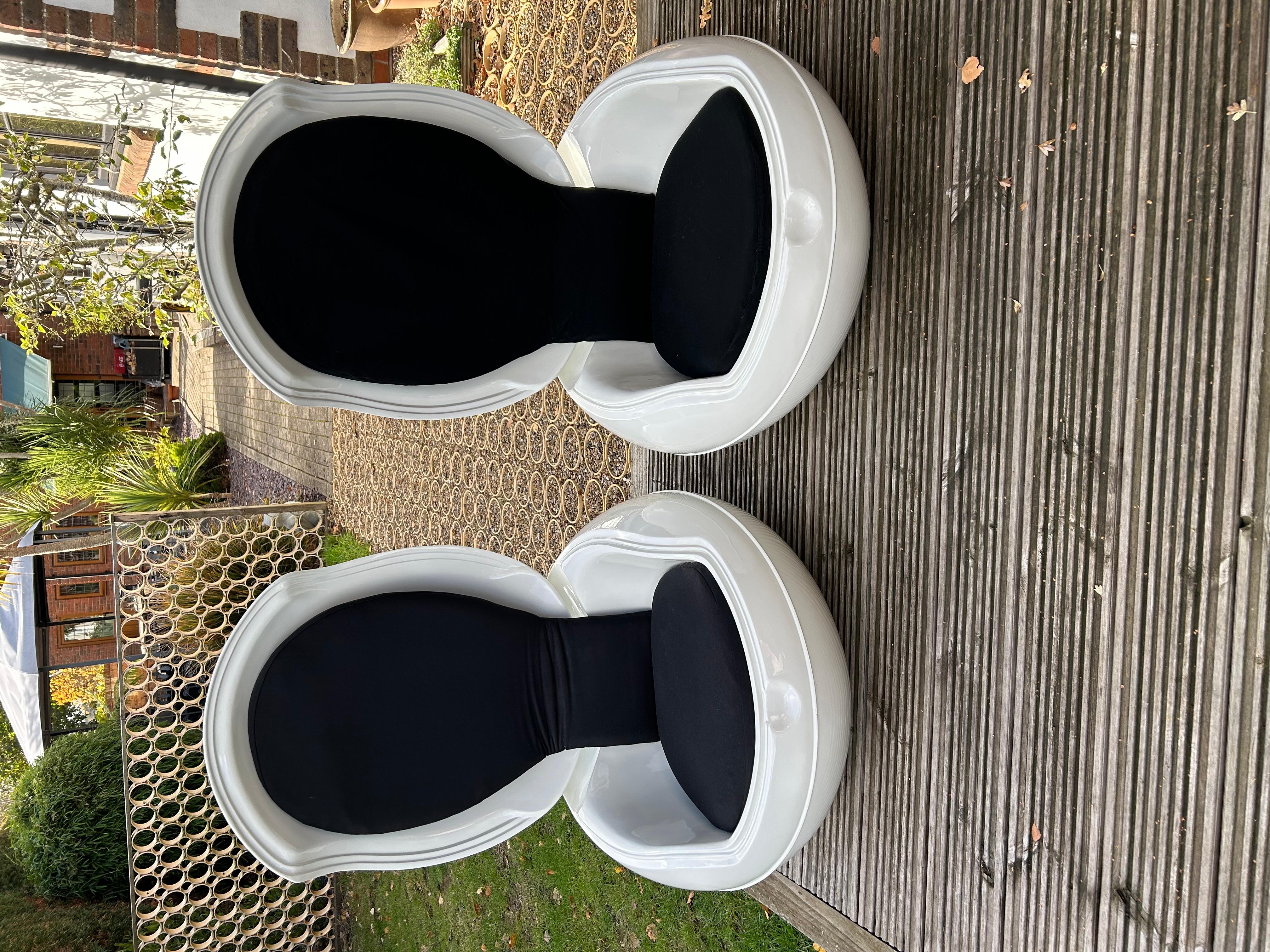 Garten-Eierstühle von Peter Ghyczy für Reuters im Zustand „Gut“ im Angebot in Little Burstead, Essex