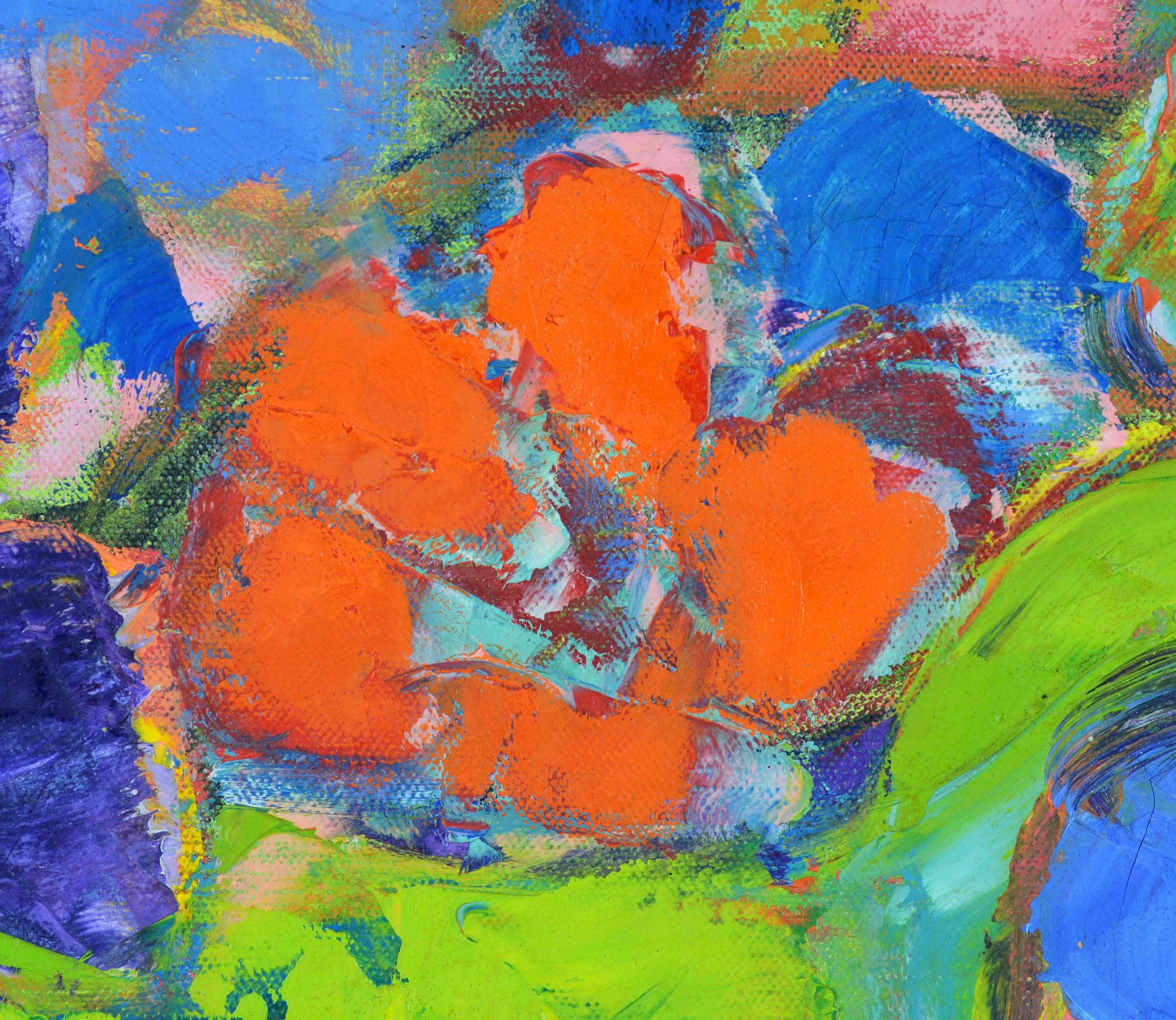 'Garden Flowers' Original Post Impressionist French Still Life by Stella Mertens 5