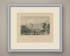 Garden Front of the Luxembourg, Paris, Engraving after Allom, Fisher, c. 1845