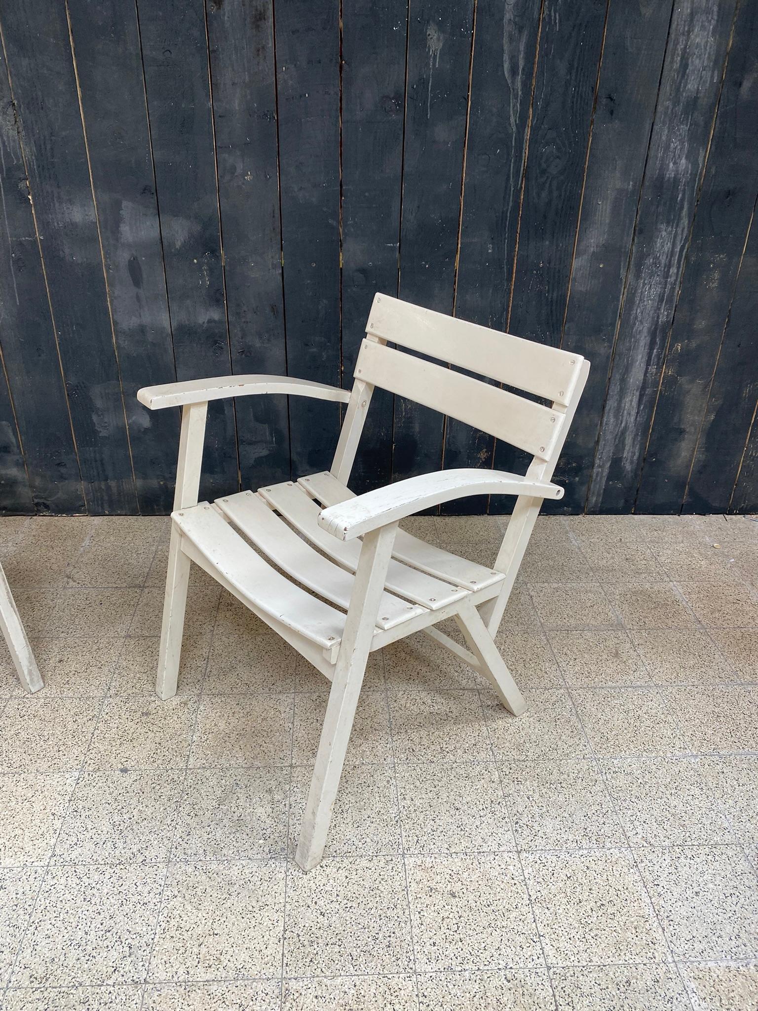 Garden Furniture circa 1930 in the Style of Robert Mallet Stevens For Sale 2