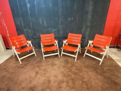 Mobilier de jardin datant des années 1950, dans le style de Robert Mallet-Stevens