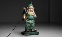 Garden Gnome w/ Lantern, America 1950