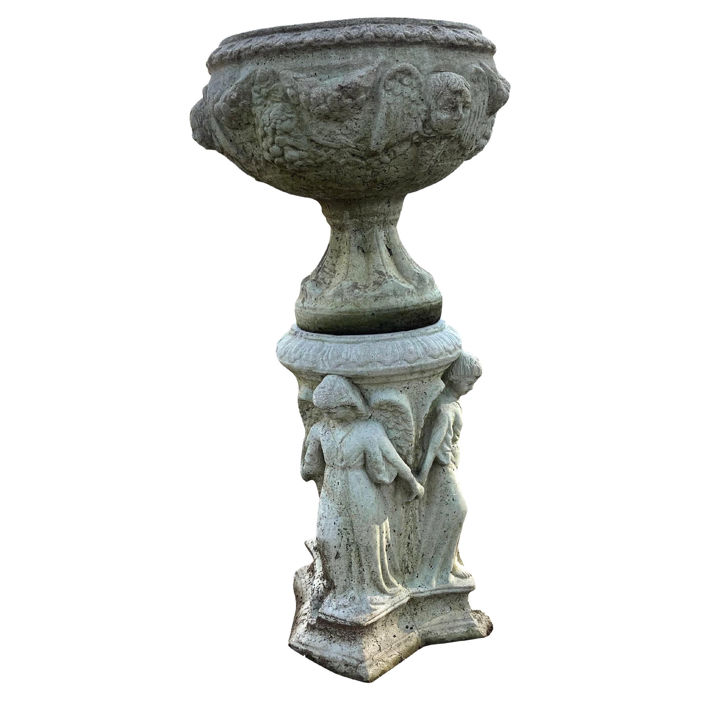 Pair of Pineapple Garden Finials For Sale at 1stDibs concrete