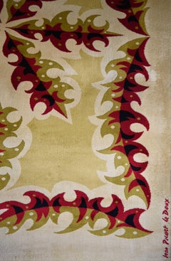 Garden, Jean Picart Le Doux - Moderne Signed French Carpet Rug - N° 1487