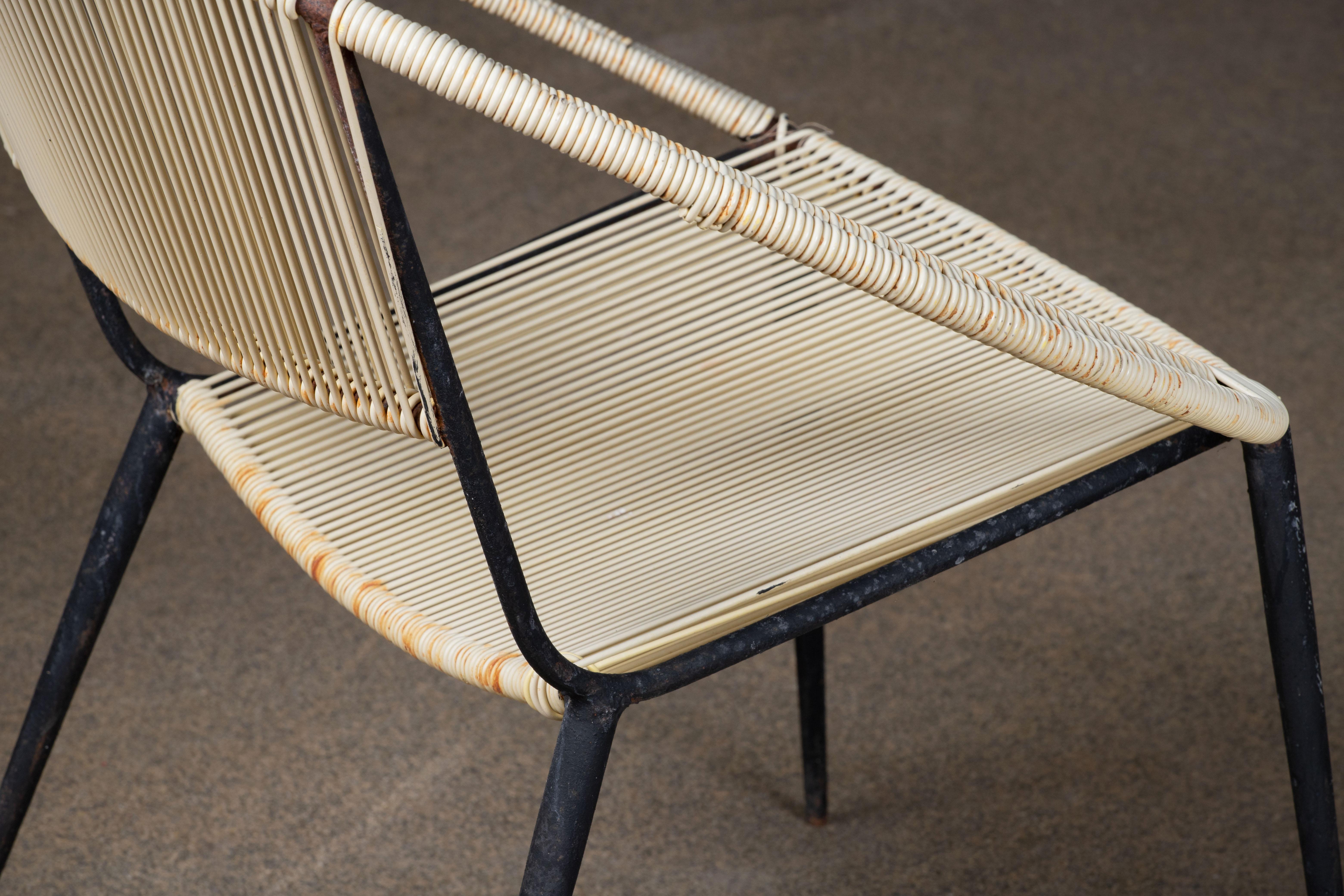 Ensemble de fauteuils de salon de jardin attribué à Gastone Rinaldi, Italie, années 1950 en vente 4