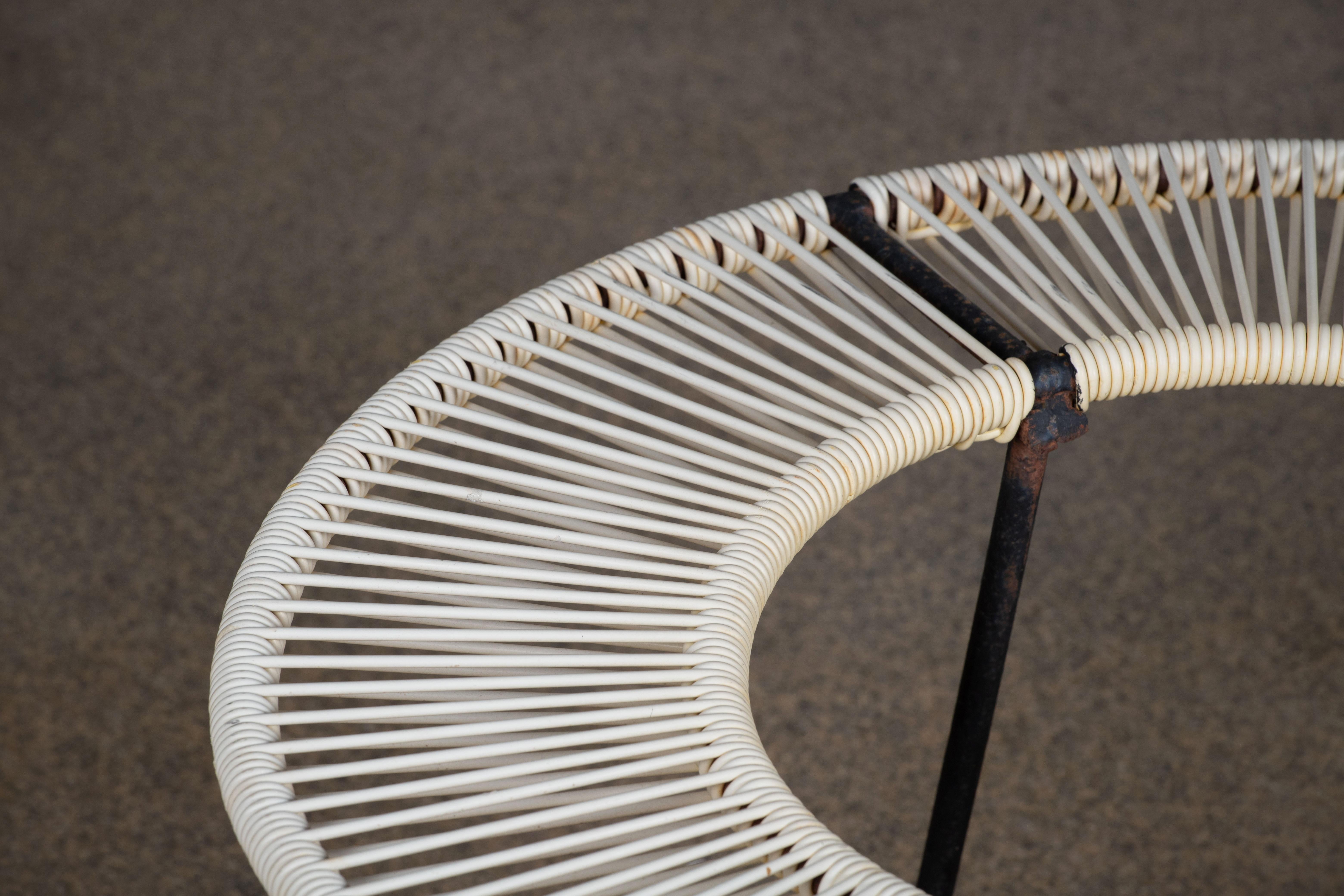 Ensemble de fauteuils de salon de jardin attribué à Gastone Rinaldi, Italie, années 1950 en vente 2