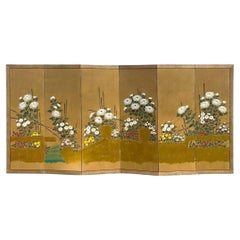 Jardin de chrysanthèmes