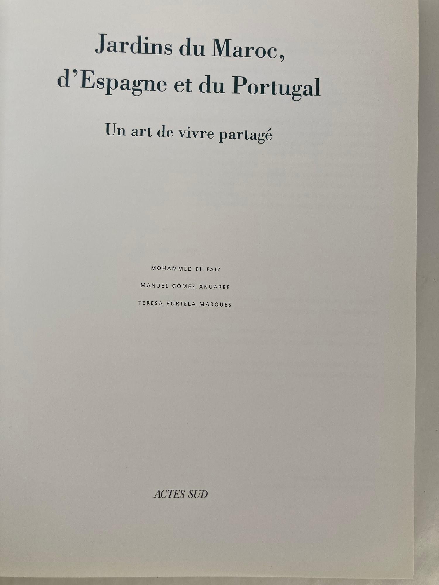Garden of Morocco, Spain and Portugal Hardcover Book French Ed. For Sale 4