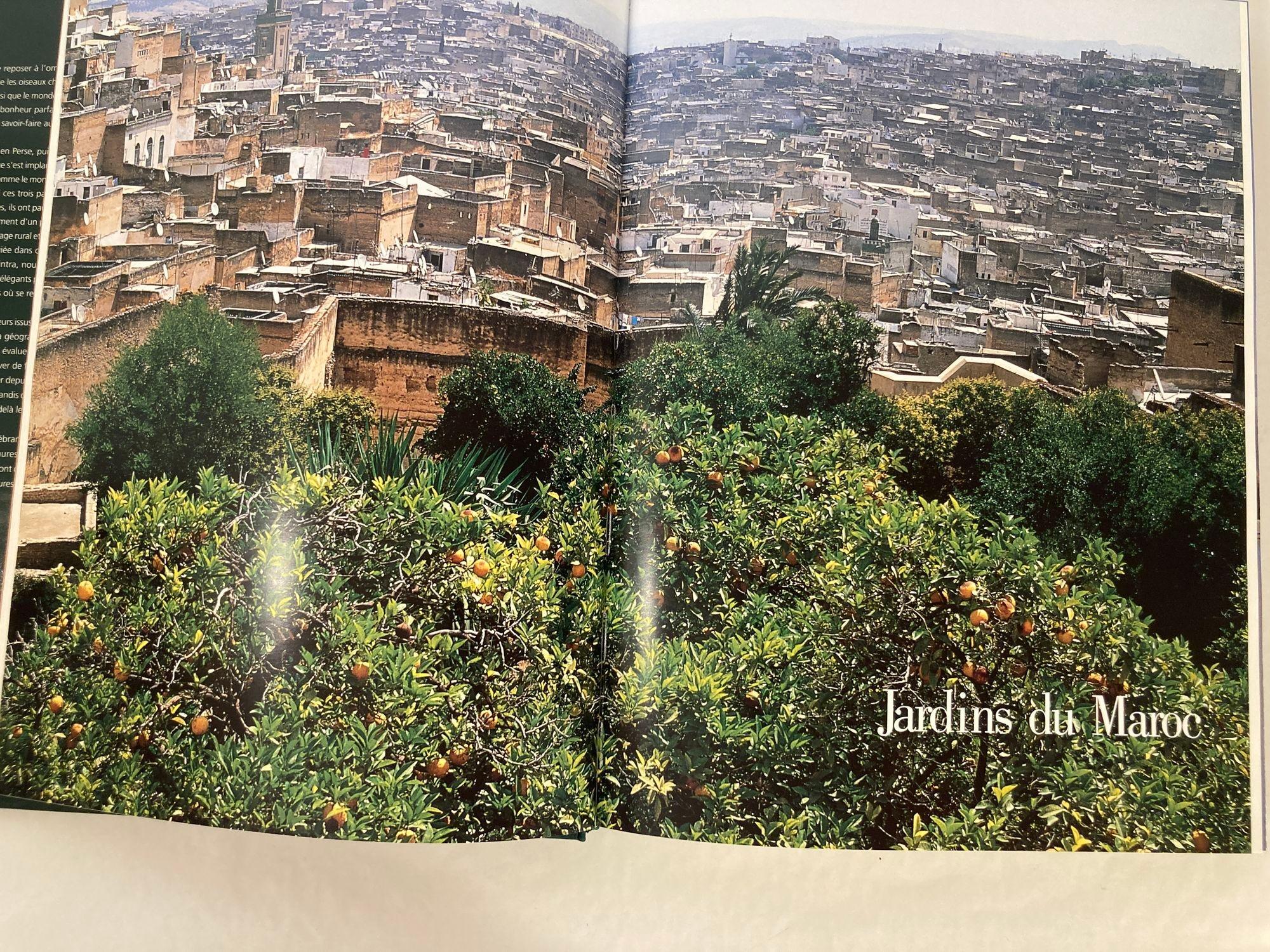 Contemporary Garden of Morocco, Spain and Portugal Hardcover Book French Ed. For Sale