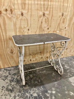 Wrought Iron Garden Table