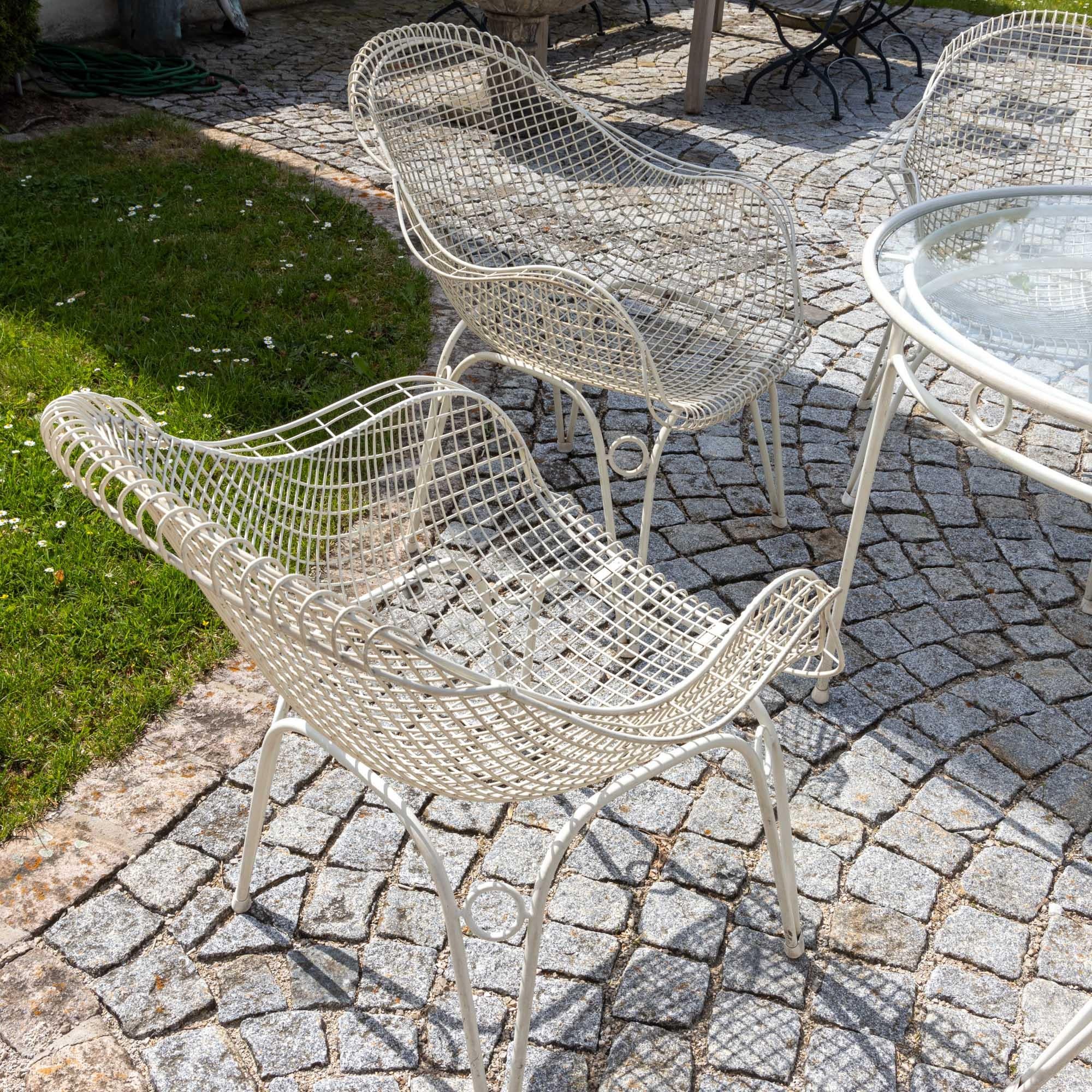 Garden or Patio Furniture Set, Italy 1950s For Sale 4