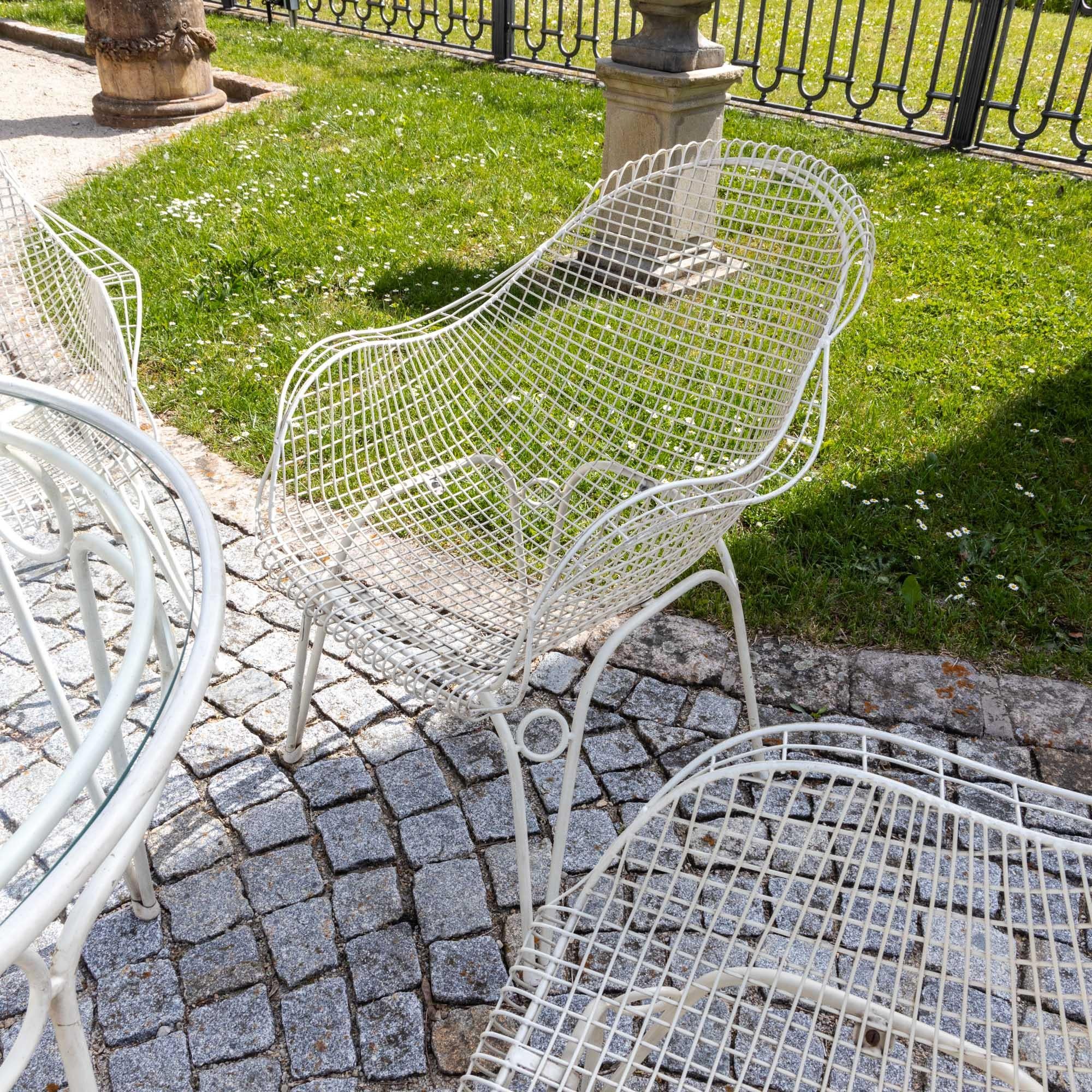 Garden or Patio Furniture Set, Italy 1950s For Sale 1