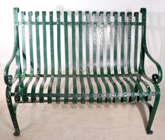 Lovanie da giardino del Patio Park  Panchina in acciaio e ferro battuto