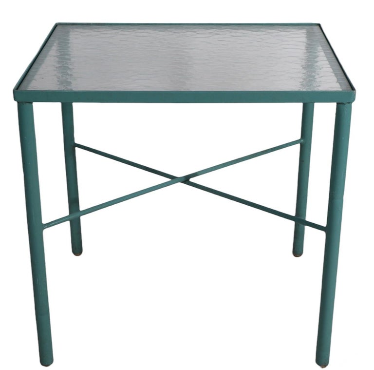 Garden Patio Poolside Table by Hauser Made in USA Ca. 1970's After