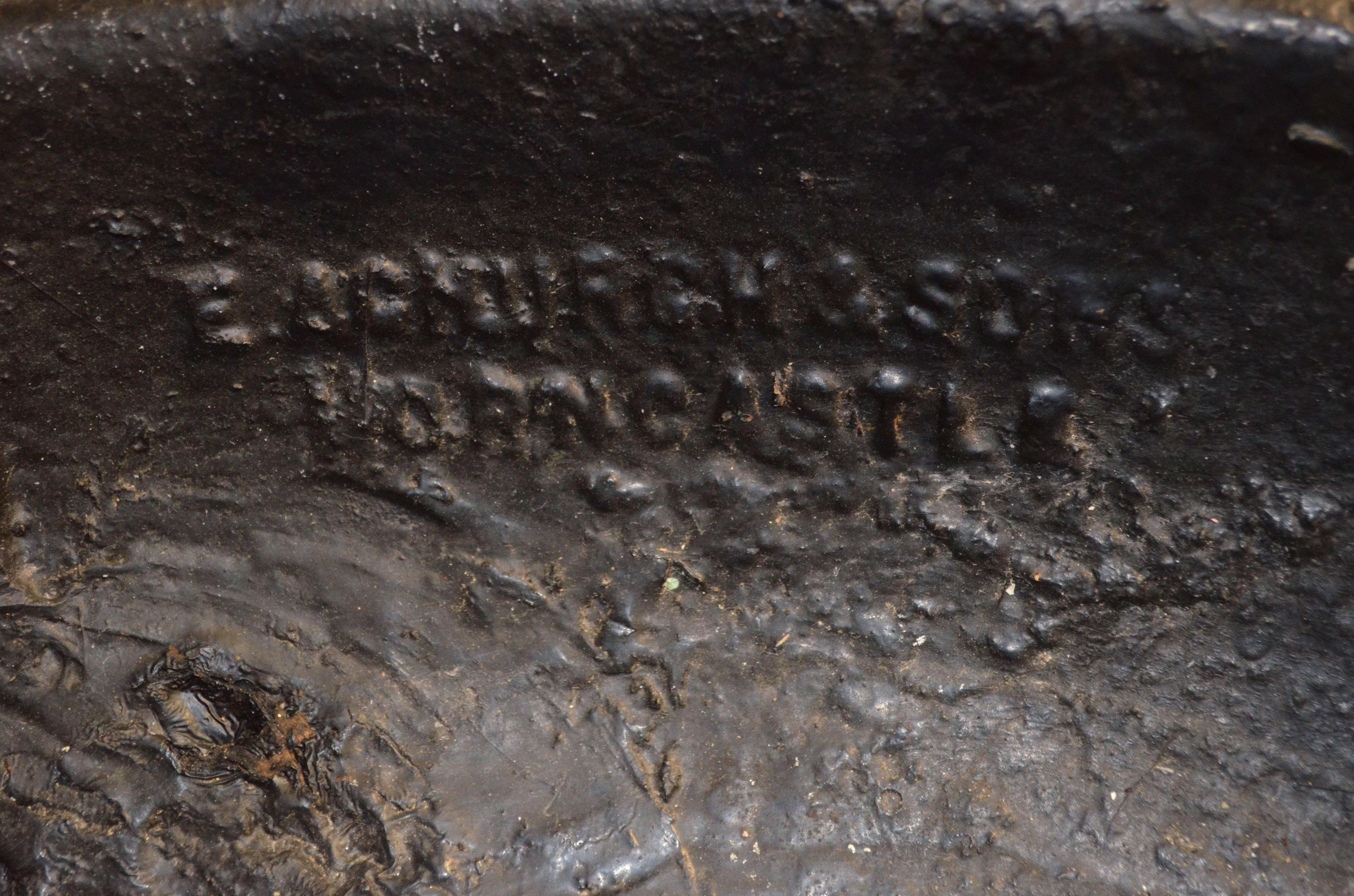 cast iron feeding trough