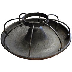 Garden Planter from 18th Century English Cast Iron Hog Feeder Trough