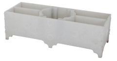 Fioriera da giardino, fioriera architettonica in marmo bianco