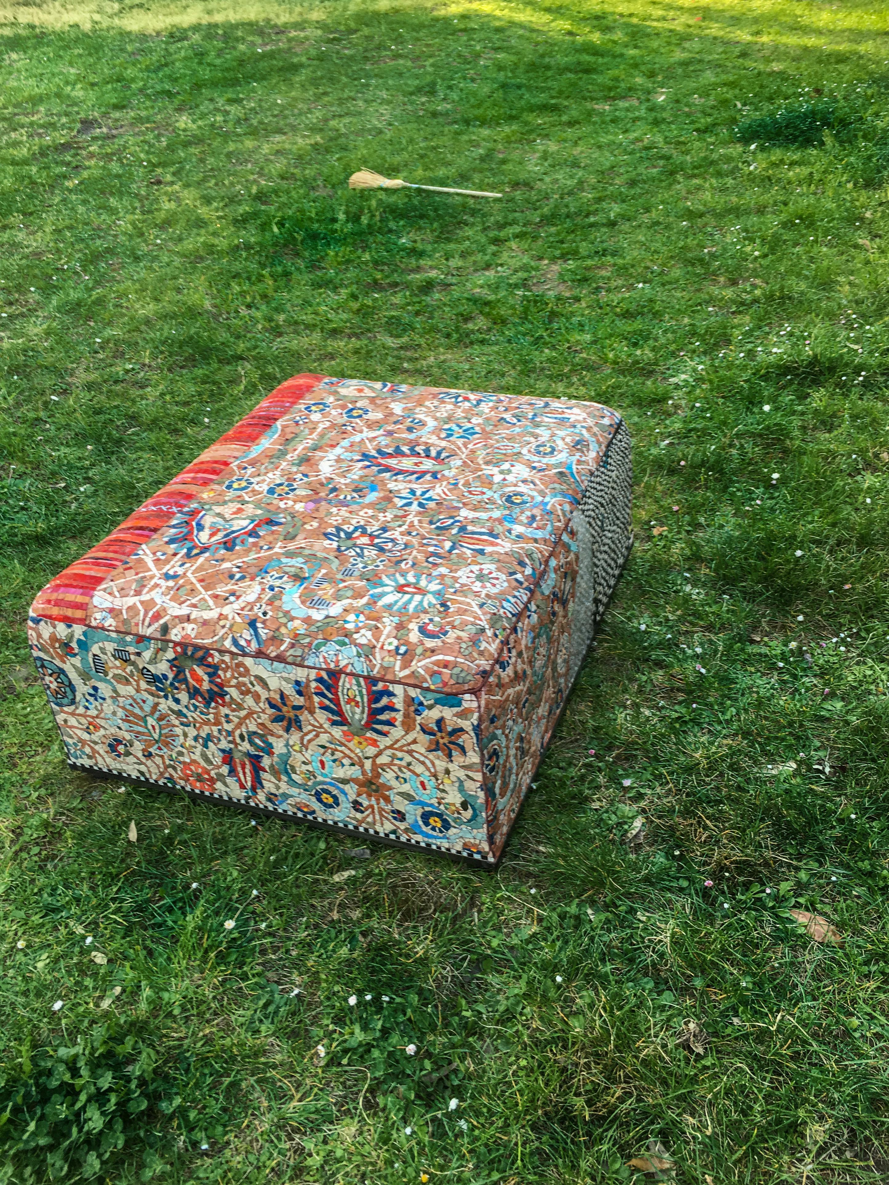 Post-Modern Garden Pouf by Yukiko Nagai